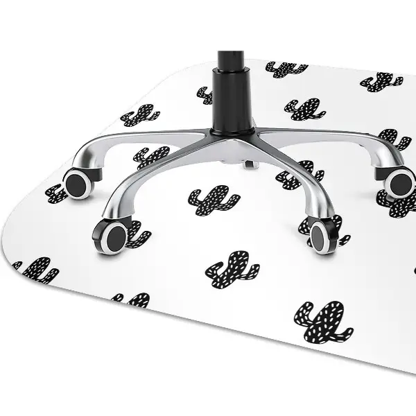 Tappeto per sedia con ruote Pattern Di Cactus