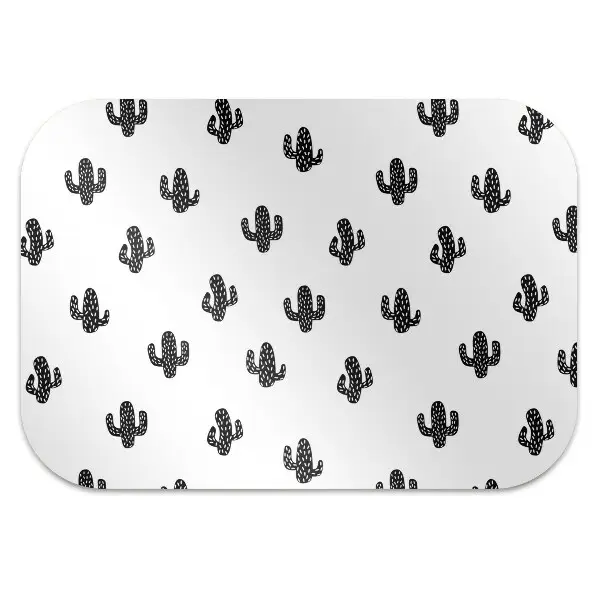 Tappeto per sedia con ruote Pattern Di Cactus