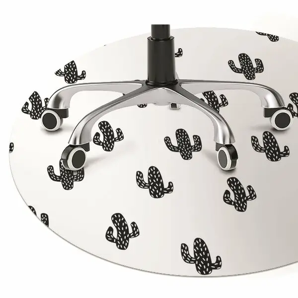 Tappeto per sedia con ruote Pattern Di Cactus