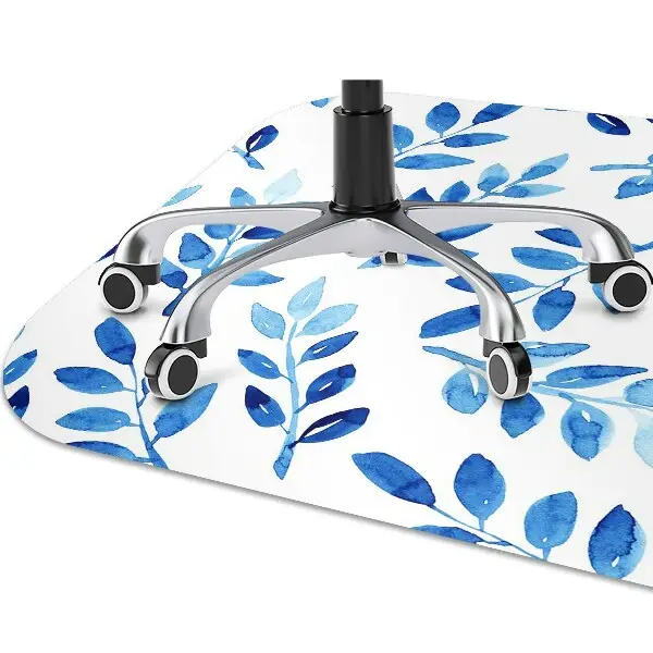 Tappeto per sedia con ruote Acquerello Blu