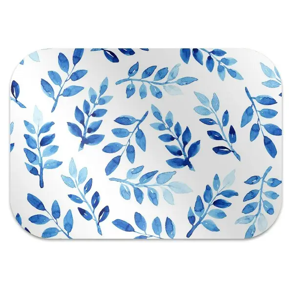 Tappeto per sedia con ruote Acquerello Blu