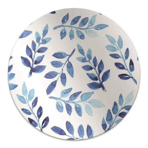 Tappeto per sedia con ruote Acquerello Blu