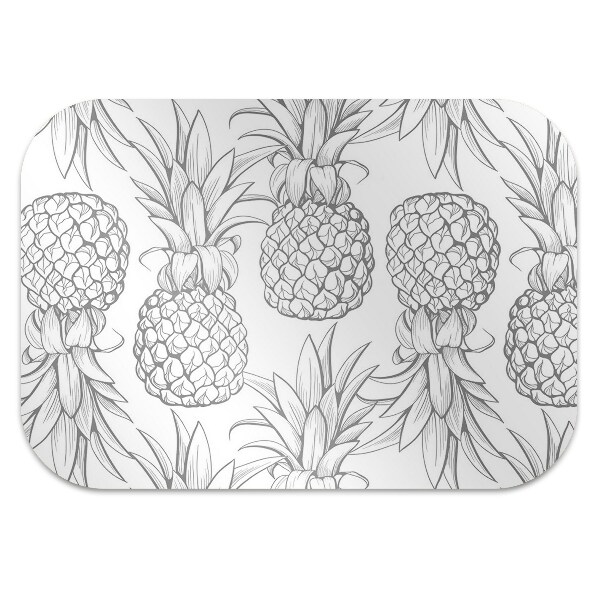 Tappeto per sedia con ruote Pattern Di Ananas