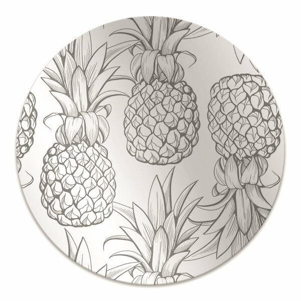 Tappeto per sedia con ruote Pattern Di Ananas
