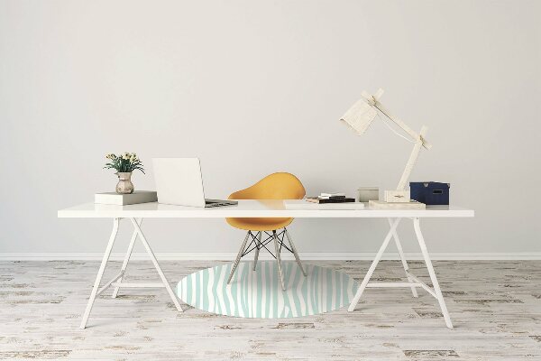 Tappeto per sedia con ruote Pattern Zebra