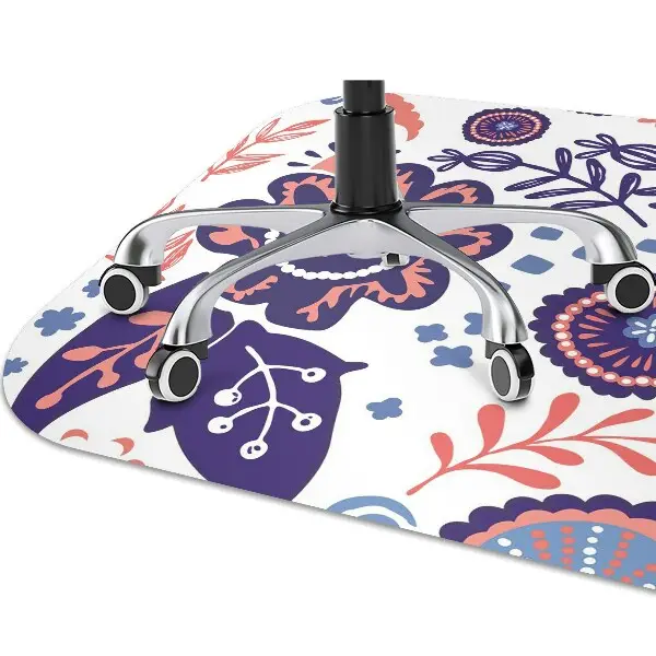 Tappeto sedia ufficio Fiori Astratti