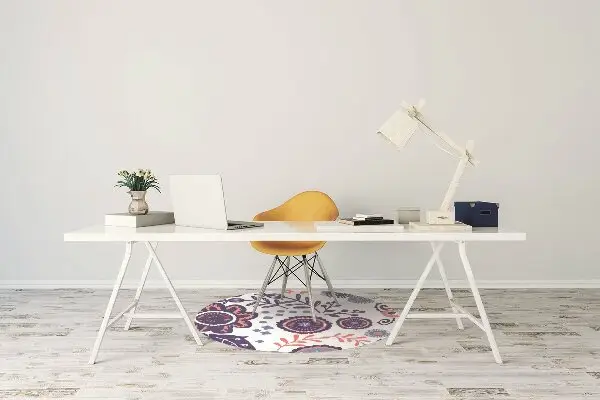 Tappeto sedia ufficio Fiori Astratti