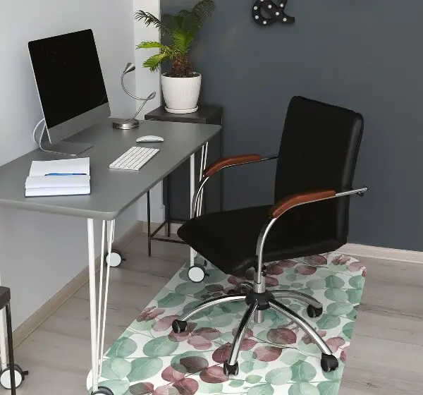 Tappeto per sedia con ruote Pattern Floreale