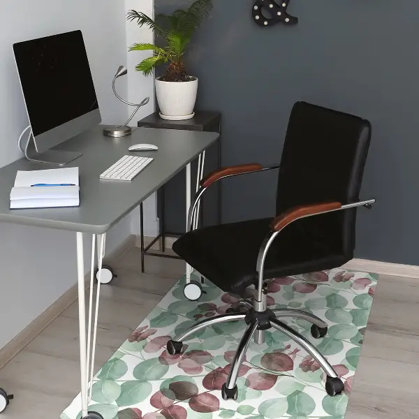 Tappeto per sedia con ruote Pattern Floreale