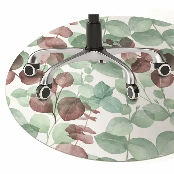 Tappeto per sedia con ruote Pattern Floreale