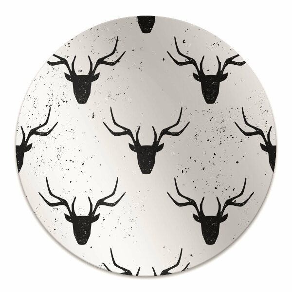 Tappeto sedia ufficio Pattern Di Cervo Nero