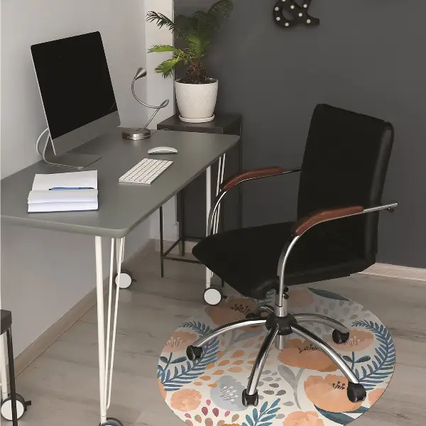 Tappeto per sedia con ruote Poppies Dipinti