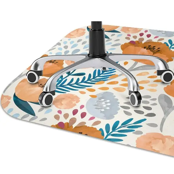 Tappeto per sedia con ruote Poppies Dipinti