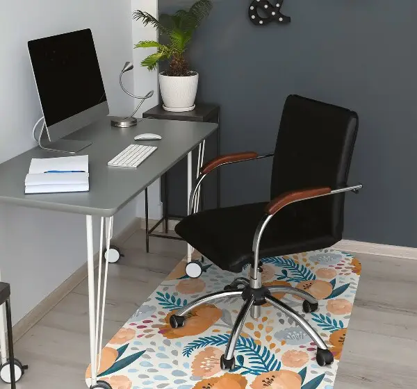 Tappeto per sedia con ruote Poppies Dipinti
