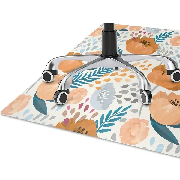 Tappeto per sedia con ruote Poppies Dipinti