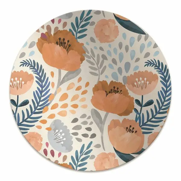 Tappeto per sedia con ruote Poppies Dipinti