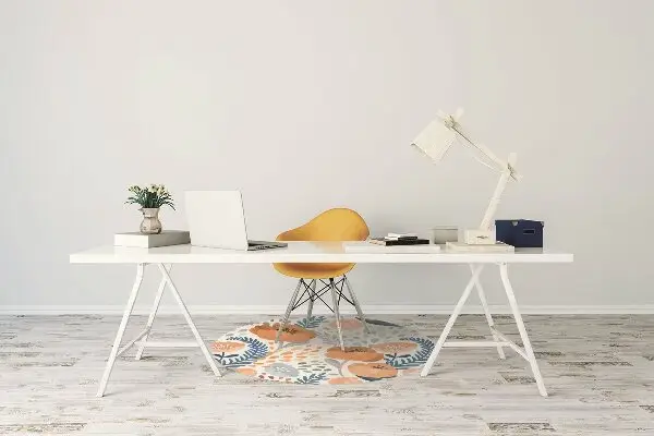 Tappeto per sedia con ruote Poppies Dipinti