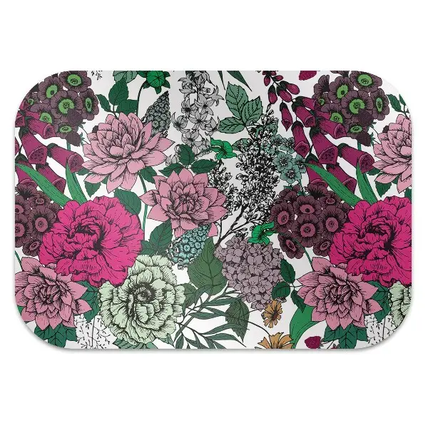 Tappeto per sedia con ruote Fiori Vintage