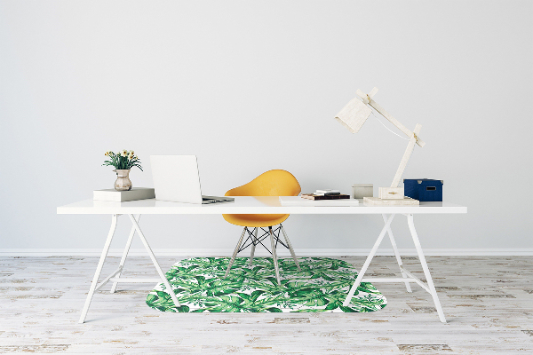 Tappeto sedia ufficio Foglie Geometriche