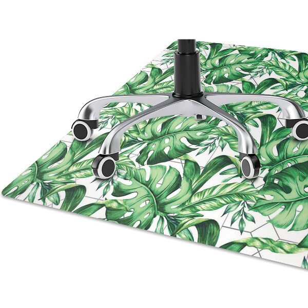 Tappeto sedia ufficio Foglie Geometriche