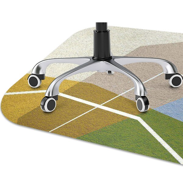 Tappeto sedia ufficio Figure Geometriche