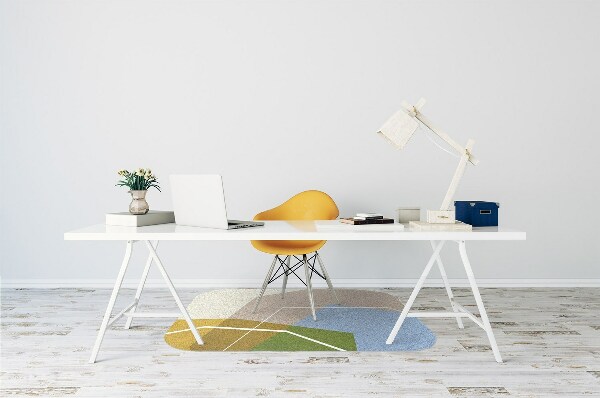 Tappeto sedia ufficio Figure Geometriche