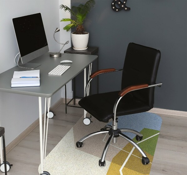 Tappeto sedia ufficio Figure Geometriche