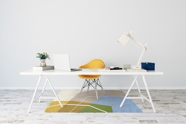 Tappeto sedia ufficio Figure Geometriche