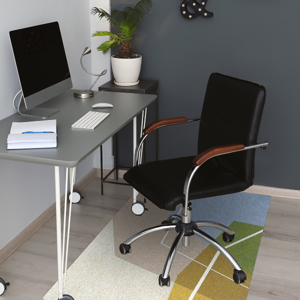 Tappeto sedia ufficio Figure Geometriche