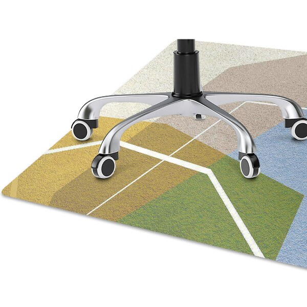 Tappeto sedia ufficio Figure Geometriche