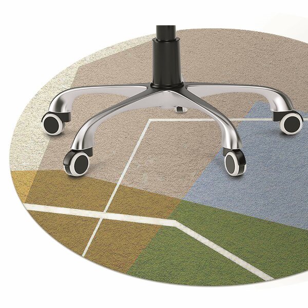 Tappeto sedia ufficio Figure Geometriche