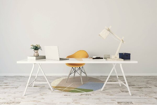 Tappeto sedia ufficio Figure Geometriche