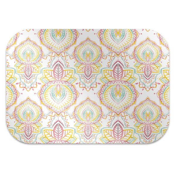 Tappeto per sedia con ruote Pattern Indiano
