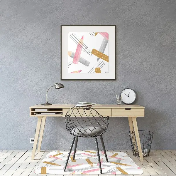 Tappeto per sedia con ruote Matite Di Pattern
