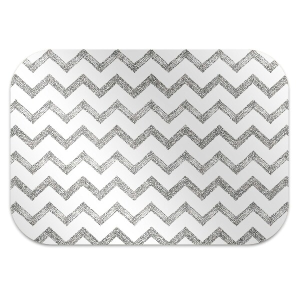 Tappeto salvapavimento Zigzag D'Argento