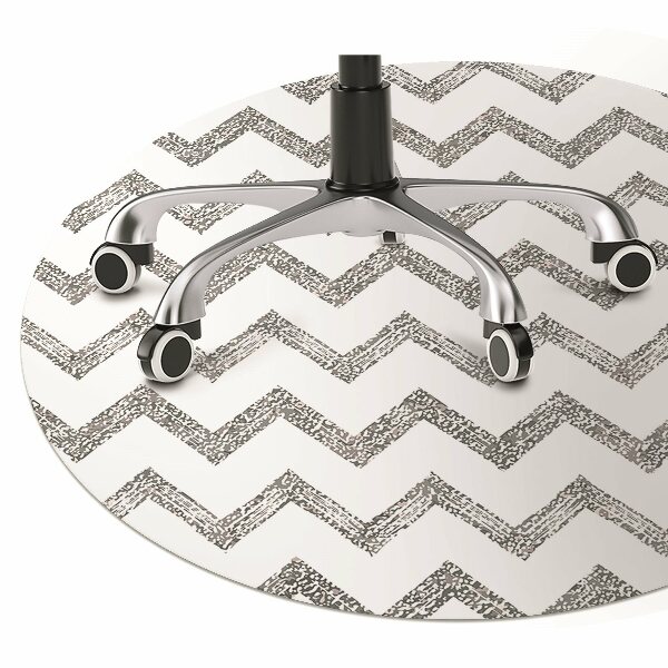 Tappeto salvapavimento Zigzag D'Argento