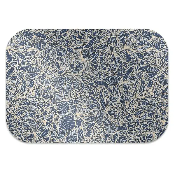 Tappeto salvapavimento Fiore Blu