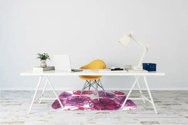 Tappeto per sedia con ruote Rose Rosse