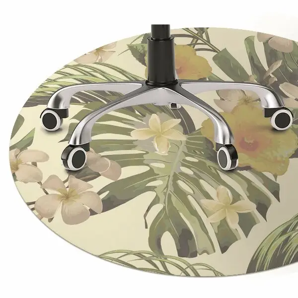 Tappeto salvapavimento Foglie E Fiori Tropicali