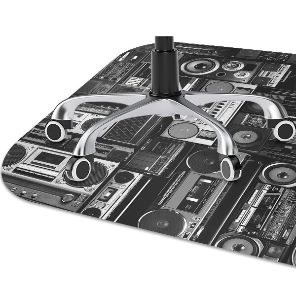Tappeto per sedia con ruote Boombox Della Vecchia Scuola