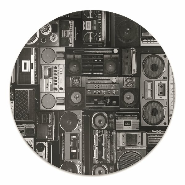 Tappeto per sedia con ruote Boombox Della Vecchia Scuola
