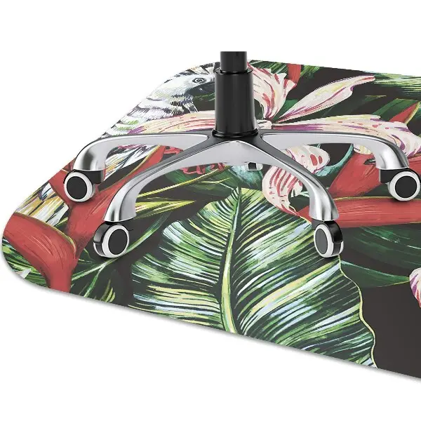 Tappeto per sedia con ruote Pappagallo Nei Tropici
