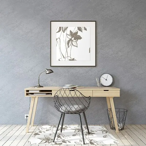 Tappeto salvapavimento Disegno Di Fiori
