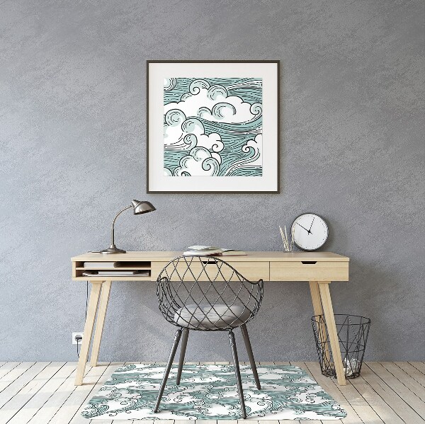 Tappeto per sedia con ruote Winda Sky