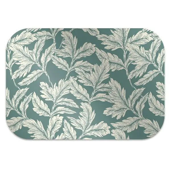 Tappeto per sedia con ruote Foglia Elegante