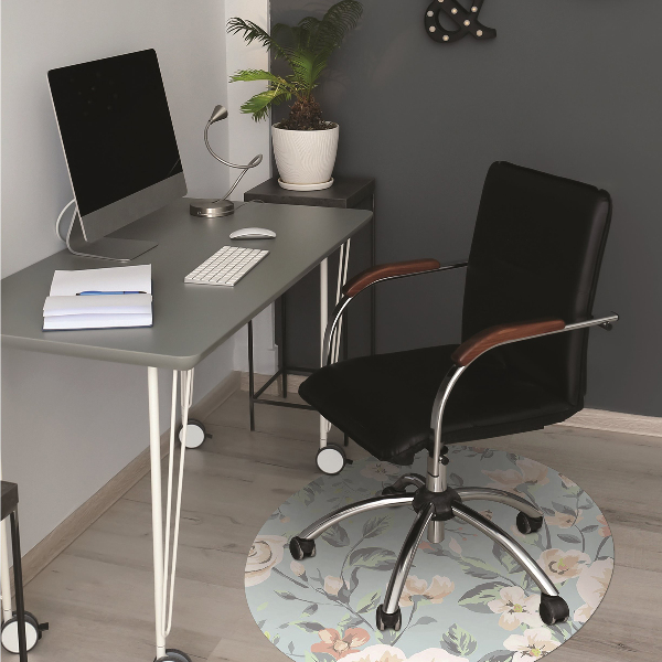 Tappeto sedia ufficio Fiori In Stile Vintage