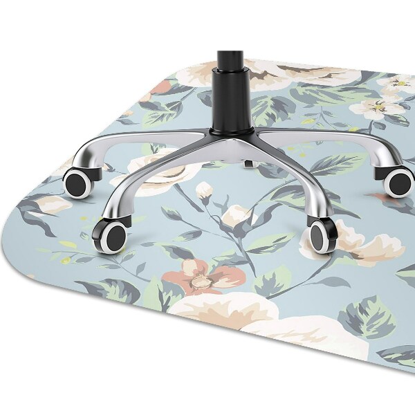 Tappeto sedia ufficio Fiori In Stile Vintage