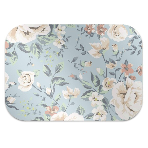 Tappeto sedia ufficio Fiori In Stile Vintage