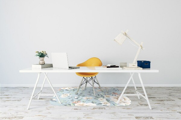 Tappeto sedia ufficio Fiori In Stile Vintage