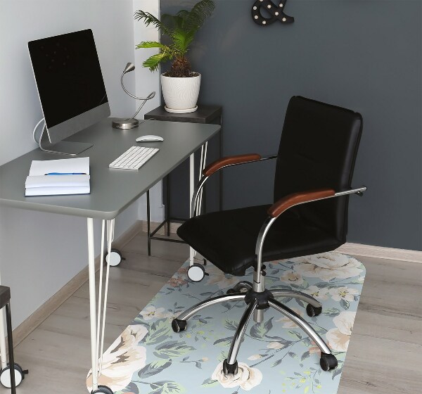 Tappeto sedia ufficio Fiori In Stile Vintage